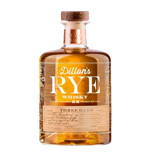Dillons rye whisky made using rye and aged for four years in new oak and first fill casks this is our truly grain to the glass rye whisky.