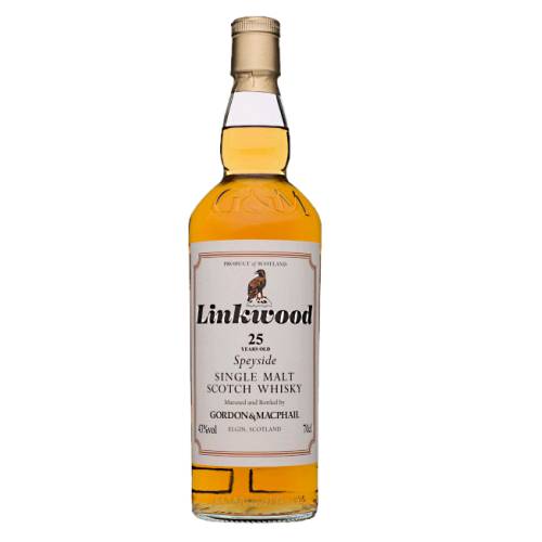 Linkwood 25 Year Old Single Malt Scotch Whisky Made at Linkwood distillery this Speyside single malt was matured for a quarter of a century in refill casks.