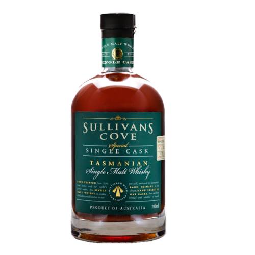 Sullivans Cove Distillery 10 year whisky exhibits a broad deep spirit character tempered and framed beautifully by the delicate spice fruit confection and nutty notes of the oak cask soaked in gorgeous fortified wine.