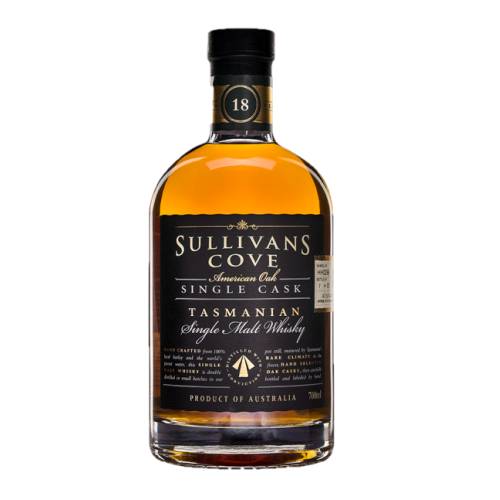 Whisky 18 years Sullivans Cove was distilled for a maturation of eighteen years and six months making this the oldest single cask whisky ever released by Sullivans Cove.