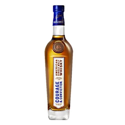 Virginia Distillery whisky is aged a minimum of three years ans is a malted barley whisky is matured in former cuvee wine casks.