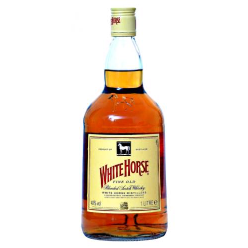 White Horse whisky is a blended scotch whisky and is pail in color.