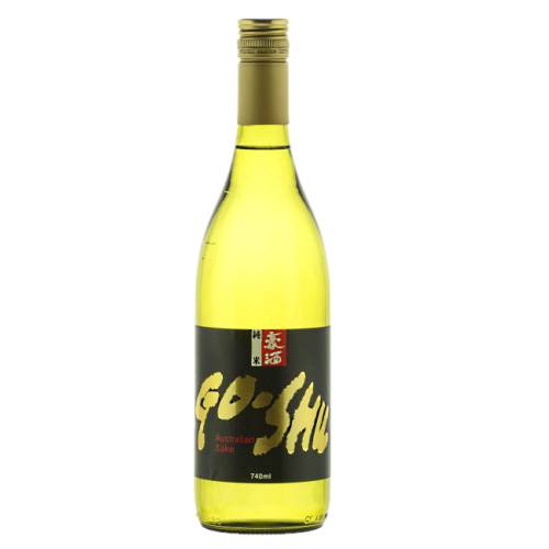 Wine Rice Sake Go Shu go shu sake is made using pristine waters from the blue mountains region this beautifully balanced sake is smooth and subtle with a very dry finish.