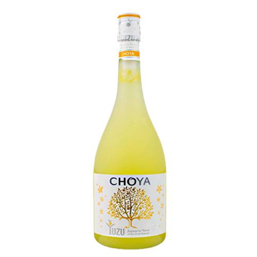 Choya Yuzu Liqueur is delicate and floral with a refreshing finish and yellow in color.